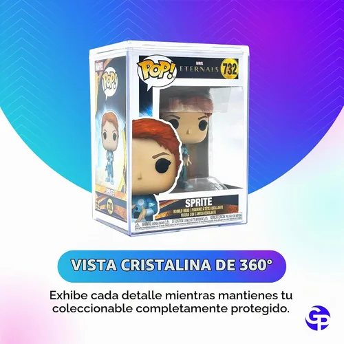 Vista 6 de 1 Estuche de protección de plástico duro transparente premium para figuras Funko Pop de 4 pulgadas, hecho en EE. UU., Estuches de exhibición