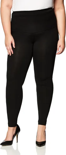 Vista 2 de HUE Leggings moldeadores de abdomen ultra para mujer Negro