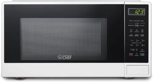 Vista 11 de Commercial Chef 0.6 Cu. Ft. Countertop Microwave Oven, CHM660B, Black Negro