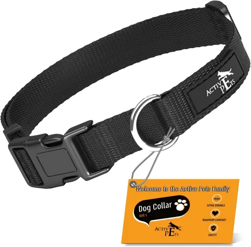 Vista 8 de Active Pets Collar de liberación rápida para perros pequeños y grandes, collar de seguridad ajustable con hebilla segura, comodidad transpirable