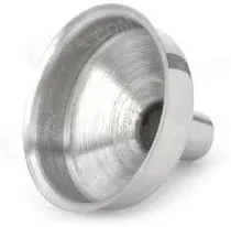 Vista 4 de Mini embudo de acero inoxidable para botellas de aceite esencial/frascos - paquete de 12