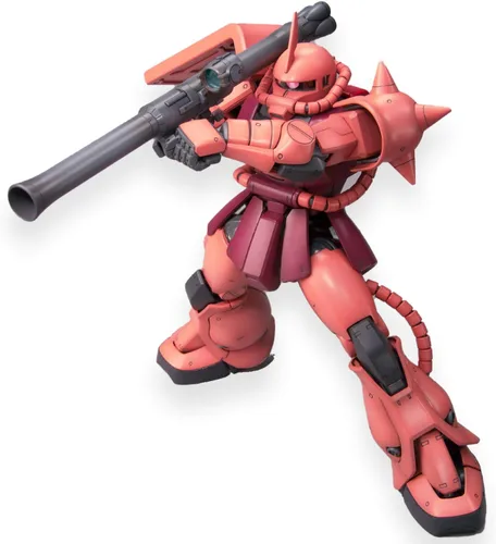 Vista 9 de Figura de acción MS-06S Zaku II de la Char Ver 2.0 Master Grade por Bandai Hobby