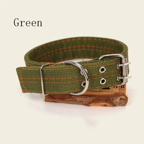 Vista 2 de Love Dream Collar militar ajustable para perro, collares tácticos de nailon con anillo en D de metal y hebilla para perros grandes y extragrandes