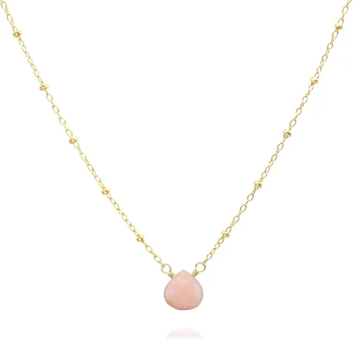 Vista 32 de Collar con colgante de piedra natal con piedra preciosa genuina, relleno de oro de 14 quilates, 18 pulgadas