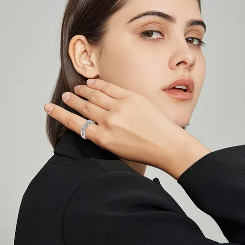 Vista 6 de YFN Anillos para mamá y madre para mujer, anillos de plata de ley para mujer