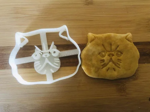 Vista 14 de Cortador de galletas de gato abisinio, 3 pulgadas, forma de cara
