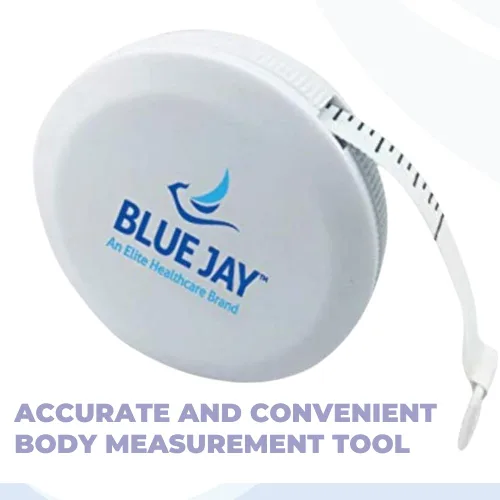 Vista 4 de Blue Jay an Elite Healthcare Brand Cinta métrica Measure It para medidas corporales con caja exterior de plástico, fabricada con fibra de vidrio
