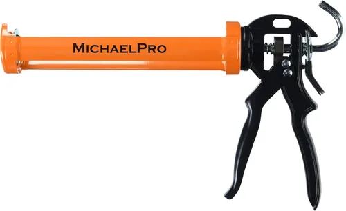 Vista 7 de MichaelPro MP013005 Pistola de calafateo profesional sin goteo con relación de empuje 12:1, pistola de calafateo antigoteo de 10 onzas, pistola