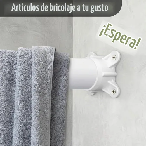 Vista 7 de 12 Paquetes de Bridas de PVC para Tubería de PVC de 1-1/2", Tapas de Rosca de Mesa Accesorios para Proyectos de Soporte de Varilla DIY, Fabricación