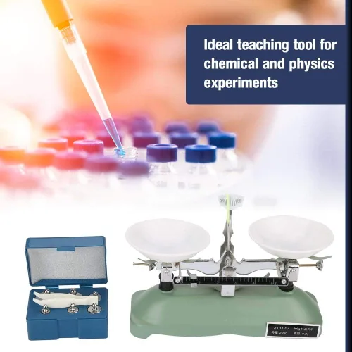 Vista 5 de Contrapeso, Báscula de contador de laboratorio, herramienta de laboratorio para enseñanza