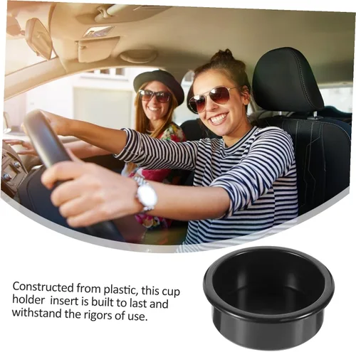 Vista 3 de 2 piezas de portavasos de coche insertos de plástico sofá portavasos reemplazo para Rv yate muebles para botellas, fácil instalación accesorios