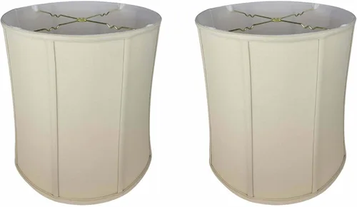 Vista 19 de Royal Designs, Inc. BSO-719-10BG pantalla para lámpara resistente básica con forma de tambo, 9 x 10 x 10 pulgadas, Beige