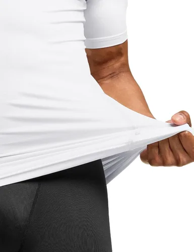 Vista 8 de TSLA - Paquetes de 1 o 3 camisetas de compresión para hombre, FPU 50+, de secado rápido, de manga corta, camiseta de entrenamiento atlético