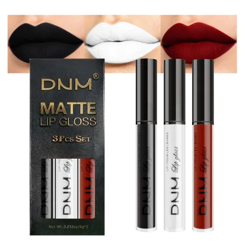 Vista 43 de evpct Juego de 2 lápices delineador de labios y lápiz labial líquido mate de 24 horas, color ciruela púrpura, maquillaje para mujer, lápiz labial