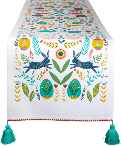 Vista 10 de DII Pascua Folk Garden Cocina Textiles