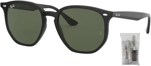Vista 2 de Ray-Ban RB4306 - Gafas de sol irregulares para hombres y mujeres + paquete con kit de gafas de cortesía de diseñador iWear