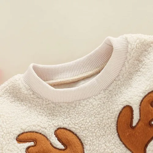 Vista 3 de FYBITBO Ropa de Halloween para bebé niña y niño, sudadera de manga larga, traje de otoño e invierno