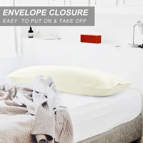 Vista 6 de uxcell Funda de almohada 100% microfibra Funda de almohada de 1800 hilos Funda de almohada suave con cierre de sobre, poliéster de 90 GSM, sin