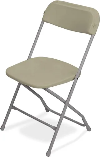 Vista 11 de EventStable TitanPRO Silla plegable de plástico blanco, silla plegable ligera para exteriores, sillas de patio duraderas, juego de sillas