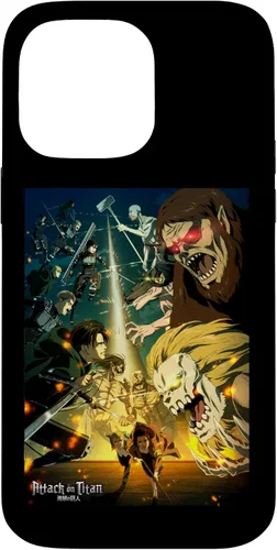Vista 21 de Attack on Titan Funda de anime para iPhone 17 de temporada final de temporada 4