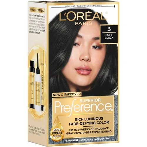 Vista 43 de L'Oreal Paris Superior Preference - Tinte permanente luminoso que desafía la decoloración para el cabello, tinte para el cabello hasta 9 semanas