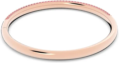 Vista 5 de Swarovski Stone Bangle Bracelet Collection, Clear Crystals, Pink Crystals