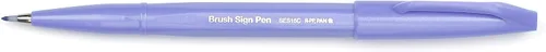 Vista 4 de Pentel Pluma con signo de pincel azul/violeta