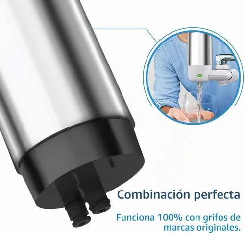Vista 4 de Waterdrop 7027S - Filtro de grifo compatible con grifo Brita®, cromado