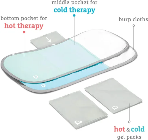 Vista 4 de Munchkin® Shhh™ Máquina de chupete portátil para dormir y kit de rescate de cólicos y fiebre TheraBurpee