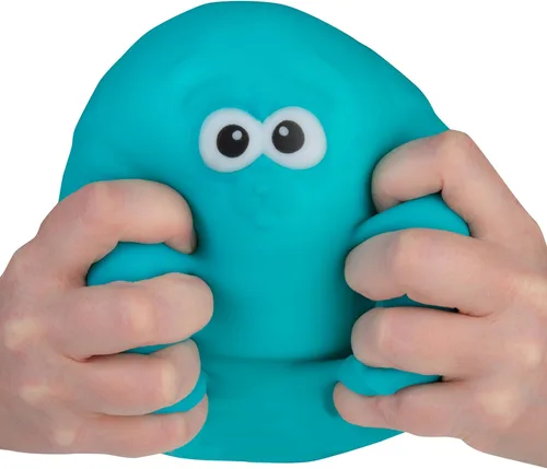 Vista 4 de ORB Easy Sqweezy Bubba The Chunky Puppy – Gran Juguete de Perro Squishy Gordito Azul de Crecimiento Lento – Squish de Malvavisco Extra Suave