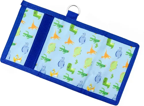 Vista 4 de Carteras de lona para niños con adhesivo y bolsillo con cremallera para adolescentes, Estilo 8