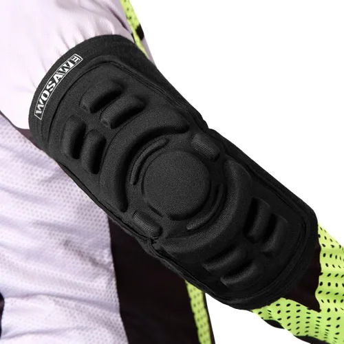 Vista 3 de Codera deportiva para mujer y hombre, protectores de apoyo transpirable, protector de manga de compresión de gel de silicona, coderas de brazo