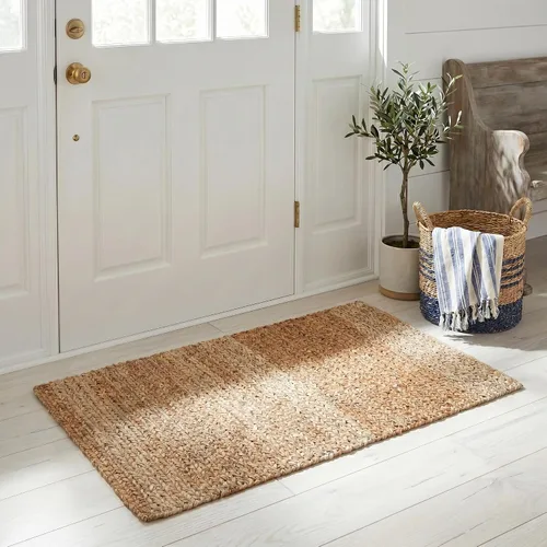 Vista 6 de SAFAVIEH Natural Fiber Collection - Alfombra decorativa de 2 x 3 pies, natural, hecho a mano, ideal para zonas de alto tráfico en entrada, sala