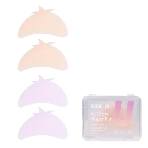 Vista 13 de Curacoro Lash Lift Shields, 10 Pcs/5 Sizes Reusable Silicone Rods Deseo azul
