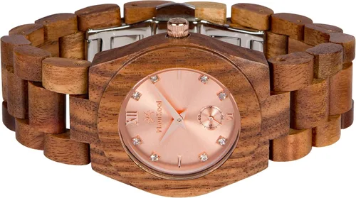 Vista 6 de Maui Kool Reloj de madera Hana Collection para mujer analógico de madera caja de bambú
