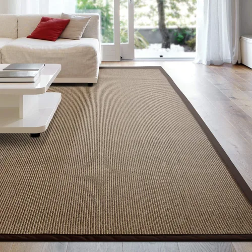 Vista 14 de iCustomRug Zara - Alfombra de sisal sintético y de tamaño personalizado, más suave que la alfombra de sisal natural, resistente a las manchas