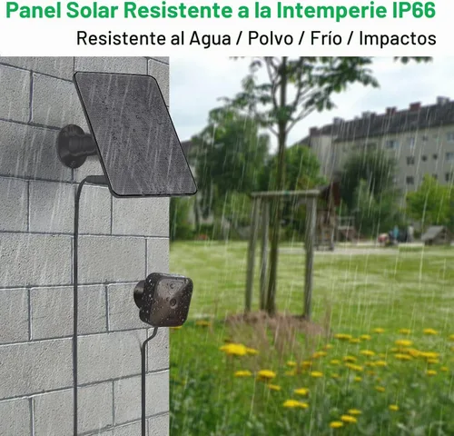Vista 5 de Paquete de 3 cargadores de panel solar compatibles con Blink Outdoor 4 (4ª generación)/(3ª generación) y Blink XT2/XT, IP66 resistente a