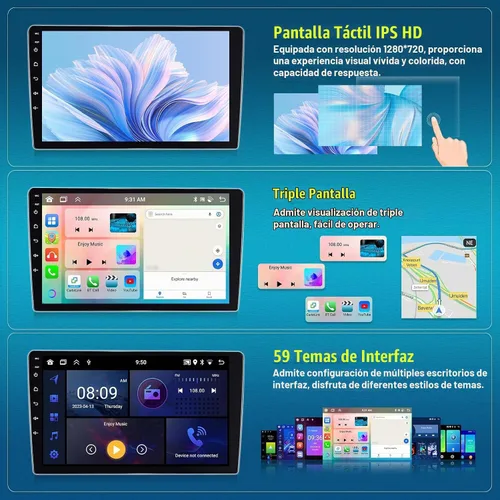 Vista 6 de 8 Core 4G+64G Android Car Stereo Radio para Mazda 3 2010 2011 2012 2013 inalámbrico CarPlay Android Auto 9 pulgadas HD IPS pantalla táctil Bluetooth