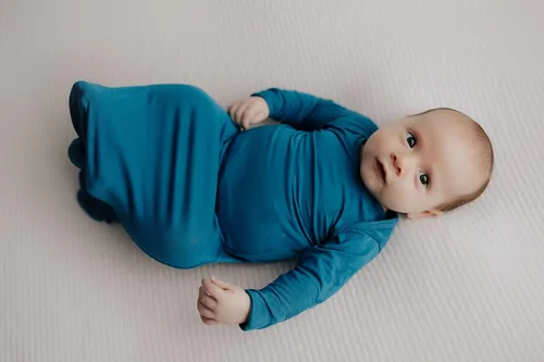 Vista 97 de Three Little Tots Vestido de corbata anudada para bebé recién nacido - Bebé