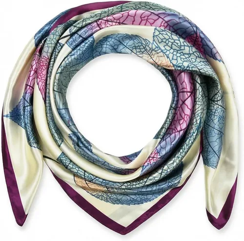 Vista 102 de corciova - Bufanda cuadrada grande para mujer, diadema sedosa para cabello rizado, lazo para dormir por la noche, bandana a la moda, 35 x 35