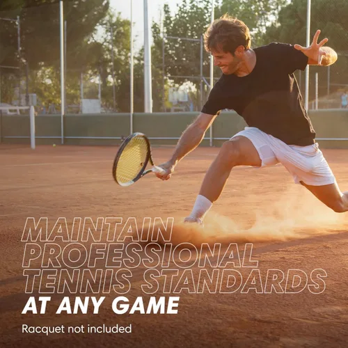 Vista 6 de Scoring Right Portable Tennis Racket and Padel Scorekeeper, Easily Mounted Small Score Board to Keep Score of Points, Games, and Sets, ITF