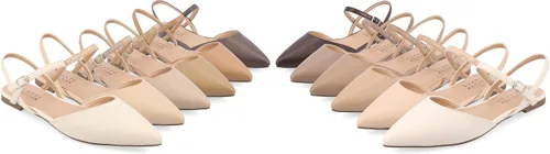 Vista 5 de Journee Collection Martine Supernatural Shades Tru Comfort - Zapatos planos de espuma para mujer, de ancho medio, ancho y estrecho con hebilla