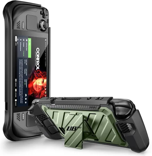 Vista 15 de SUPCASE Unicorn Beetle Pro Series - Funda para Steam Deck (2022) / Steam Deck OLED (2023), funda protectora delgada y resistente con soporte
