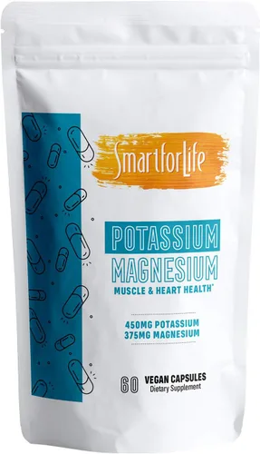 Vista 9 de SMART FOR LIFE Suplemento de potasio y magnesio - 30 cápsulas veganas - Suplemento de magnesio y potasio - Complejo mineral de alta absorción
