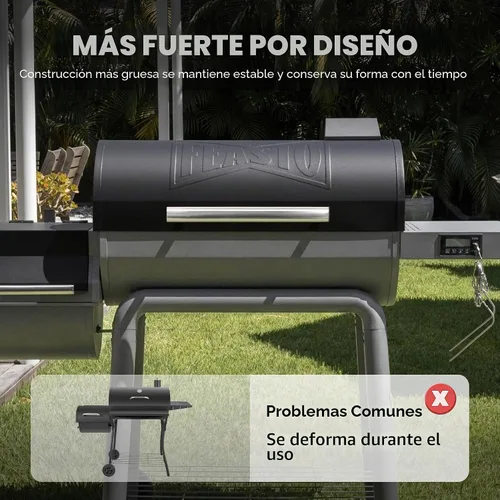 Vista 7 de Feasto Parrilla de carbón resistente de 30 pulgadas, control digital