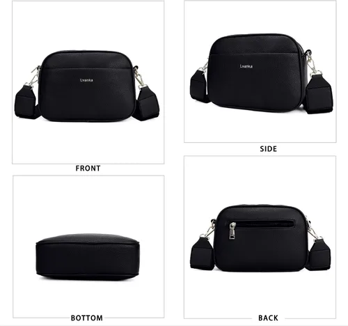 Vista 7 de Lvanka Bolsos cruzados para mujer cartera de mano, bolso de hombro con correa ajustable
