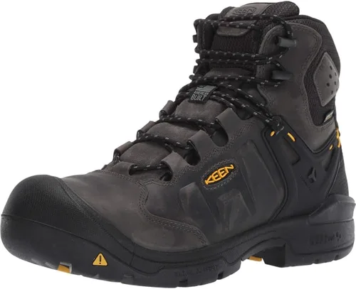 Vista 10 de KEEN Utility Botas de trabajo industriales impermeables Dover de 6 pulgadas con punta compuesta para hombre