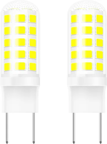 Vista 8 de Bombilla LED G8 de 3 W, WB25X10019 Bombilla halógena de 20 W de repuesto para luz de horno microondas GE, base bi-pin T4 JCD tipo G8, 120 voltios