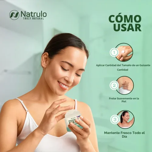 Vista 8 de Crema desodorante – Desodorante natural sin aluminio para todo el cuerpo
