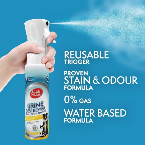 Vista 5 de Simple Solution Recambio para eliminar manchas y olores para gatos y perros 13.5 fl oz